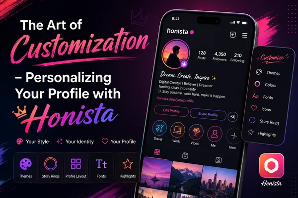 L'art de la personnalisation – Personnalisez votre profil avec Honista