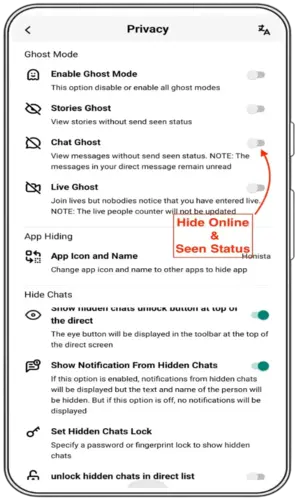 Customisable Settings